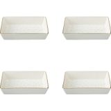Porland Forest 04LFH000585 8x14 cm 4'lü Kahvaltı ve Meze Tabağı