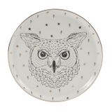 Porland Forest Owl 20 cm 6 Adet Düz Tabak