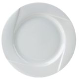 Porland Fourline 25 cm 6 Adet Beyaz Düz Tabak