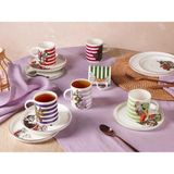 Porland Funky 12 Parça 6 Kişilik 200 cc Çay Fincan Takımı