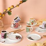 Porland Funky 12 Parça 6 Kişilik 85 cc Kahve Takımı