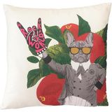 Porland Funky Desenli Yastık 45X45CM - 45 x 45 cm - Çok Renkli