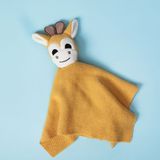 Porland Giraffe Bebek Uyku Arkadaşı Hardal 25x25cm