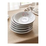 Porland Glorya 17 cm Çukur Tabak 6 Adet