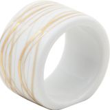 Porland Gold Wavy 5 cm Yüzük Peçetelik