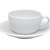 Porland Halley Beyaz 177 cc Tabaklı Çay Fincanı