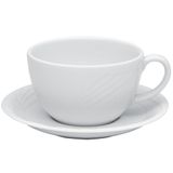 Porland Halley Beyaz Tabaklı 320 cc Çay Fincanı