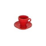 Porland Heritage Standard Seasons Kırmızı Tabaklı 70 cc Kahve Fincanı