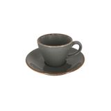 Porland Heritage Standard Seasons Koyu Gri Tabaklı 175 cc 6 Adet Çay Fincanı