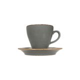 Porland Heritage Standard Seasons Koyu Gri Tabaklı 300 cc 6 Adet Çay Fincanı