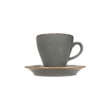 Porland Heritage Standard Seasons Koyu Gri Tabaklı 300 cc 6 Adet Çay Fincanı