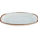 Porland Hypnosis Açık Mavi 25 cm 6 Adet Kayık Tabak