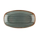 Porland Hypnosis Gri 24 cm Kayık Tabak