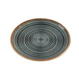 Porland Hypnosis Gri 25 cm 6 Adet Düz Tabak