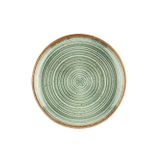 Porland Hypnosis Yeşil 19 cm Düz Tabak