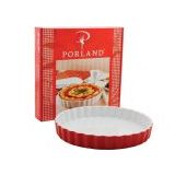 Porland Kırmızı Porselen 25 cm Tart Kalıbı