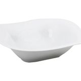 Porland Leaf 38 cm Beyaz Kase