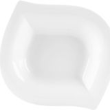 Porland Leaf Beyaz 22 cm 6 Adet Çukur Tabak