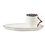 Porland Limoges Bronz 85 cc 6 Kişilik Kahve Takımı