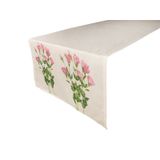 Porland Lisyantus Keten Pamuklu 50x150 cm Runner