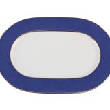 Porland Madeleine Lacivert 27 cm 2 Adet Kayık Tabak