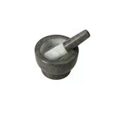 Porland Marble 13 cm Kahverengi Mermer Havan