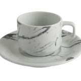 Porland Marbly Tabaklı 140 cc Çay Fincanı