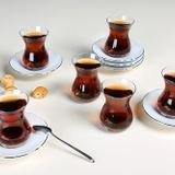 Porland Maria Platin 12 Parça 6 Kişilik Çay Takımı
