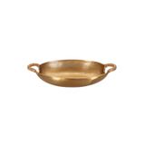 Porland Milos 40x23x9 cm Altın Oval Derin Tepsi