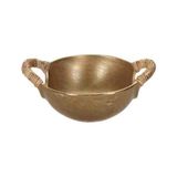 Porland Milos Altın Rengi 20x15x9 cm Kase