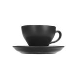Porland More Grace Seasons Siyah Tabaklı 365 cc 6 Adet Çay Fincanı