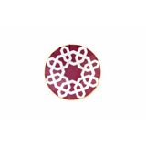 Porland Morocco 6 Lı Desen5 Fuşya Ergonomik Çay Tabağı 12Cm 04A+P021491