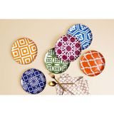 Porland Morocco 6 Lı Pasta Takımı 18 cm 04A+P021772 - 0,5 ml - Çok Renkli