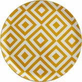 Porland Morocco D4 Sarı 24 cm 6 Adet Düz Tabak