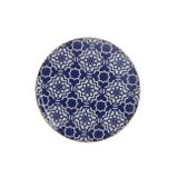 Porland Morocco Desen 7 Mor 28 cm Düz Tabak