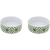 Porland Morocco Desen Yeşil Kase 18CM 2'li 04AP021495 - 2 Adet