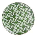 Porland Morocco Desen1 Yeşil 28 cm 6 Adet Düz Tabak