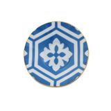 Porland Morocco Desen2 Mavi Ergonomik 11 cm Çay Tabağı