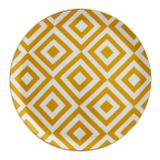 Porland Morocco Desen4 Sarı 24 cm 6 Adet Düz Tabak