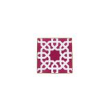 Porland Morocco Desen5 Fuşya 10x10 cm 6 Adet Bardak Altlığı