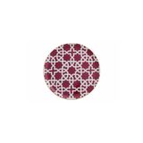 Porland Morocco Desen5 Fuşya 24 cm Düz Tabak