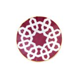 Porland Morocco Desen5 Fuşya Ergonomik 11 cm Çay Tabağı