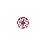 Porland Morocco Fuşya Desen 12 cm Ergonomik Çay Tabağı