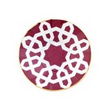 Porland Morocco Fuşya Desen Ergonomik Çay Tabağı 12CM 04AP021491 - Çok Renkli
