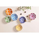 Porland Morocco Karma Renk Çay Tabağı 12 cm 6lı
