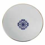 Porland Morocco Mavi Desen 20 cm Çukur Tabak