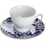Porland Morocco Tabaklı Desen 7 Mor 170 cc Çay Fincanı