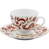 Porland Naturalist Tabaklı 170 cc 6 Adet Çay Fincanı