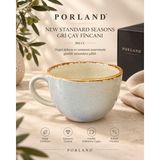Porland New Standard Seasons Gri Çay Fincanı / Cappuccino Kupası 280 cc - 1 Adet