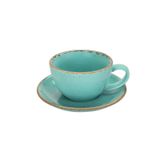 Porland New Standard Seasons Turkuaz Tabaklı 300 cc Çay Fincanı